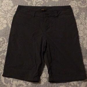 Eddie Bauer Grey Travex Zippered Pocket Shorts